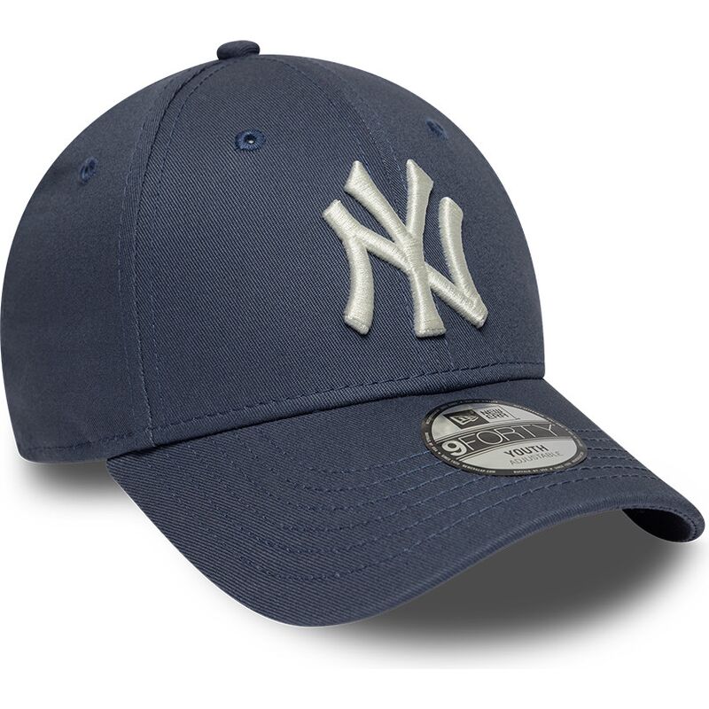kepure-islenkta-melyna-reguliuojamas-vaikams-9forty-league-essential-new-york-yankees-mlb-new-era