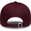 kepure-islenkta-raudona-reguliuojamas-rosa-9forty-metallic-los-angeles-dodgers-mlb-new-era