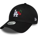 kepure-islenkta-juoda-reguliuojamas-9forty-fruit-icon-cherry-los-angeles-dodgers-mlb-new-era