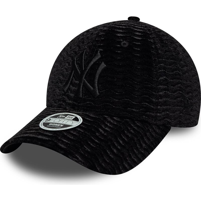 kepure-islenkta-juoda-reguliuojamas-9forty-velour-new-york-yankees-mlb-new-era