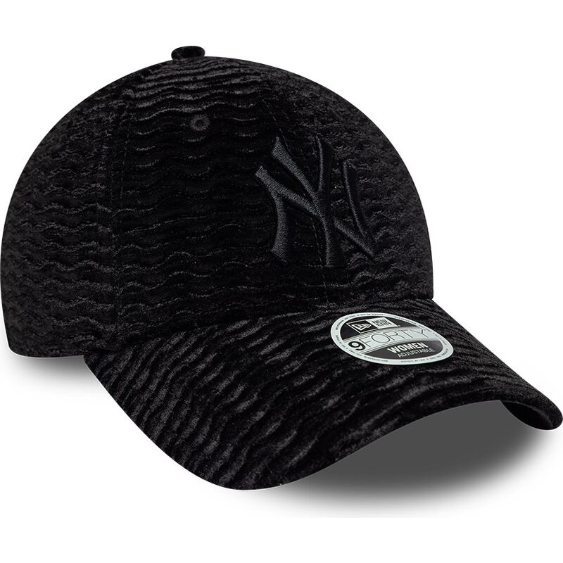 kepure-islenkta-juoda-reguliuojamas-9forty-velour-new-york-yankees-mlb-new-era