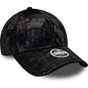 kepure-islenkta-juoda-reguliuojamas-9forty-pattern-velour-new-york-yankees-mlb-new-era
