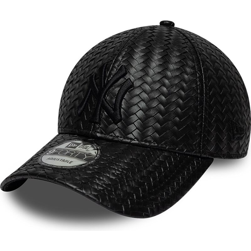kepure-islenkta-juoda-snapback-9forty-pu-weave-new-york-yankees-mlb-new-era