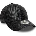 kepure-islenkta-juoda-snapback-9forty-pu-weave-new-york-yankees-mlb-new-era
