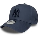 kepure-islenkta-melyna-snapback-9forty-e-frame-league-essential-new-york-yankees-mlb-new-era