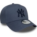 kepure-islenkta-melyna-snapback-9forty-e-frame-league-essential-new-york-yankees-mlb-new-era