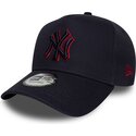 kepure-islenkta-tamsiai-melyna-snapback-9forty-e-frame-team-outline-new-york-yankees-mlb-new-era