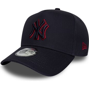 Kepurė išlenkta tamsiai mėlyna snapback 9FORTY E Frame Team Outline New York Yankees MLB New Era