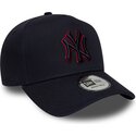 kepure-islenkta-tamsiai-melyna-snapback-9forty-e-frame-team-outline-new-york-yankees-mlb-new-era
