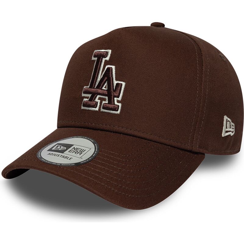 kepure-islenkta-ruda-snapback-9forty-e-frame-team-outline-los-angeles-dodgers-mlb-new-era