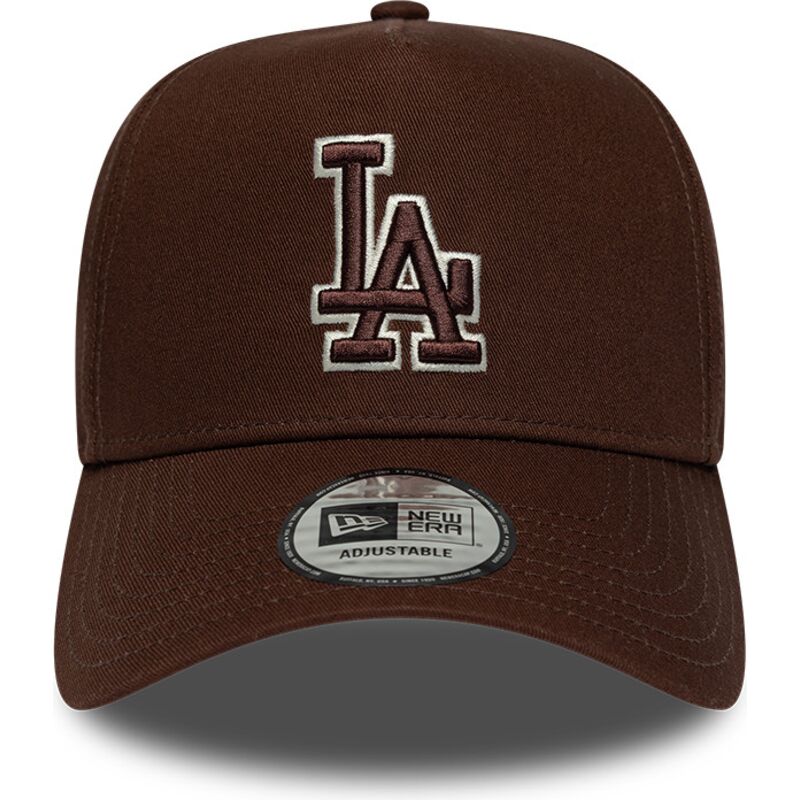 kepure-islenkta-ruda-snapback-9forty-e-frame-team-outline-los-angeles-dodgers-mlb-new-era