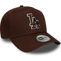 kepure-islenkta-ruda-snapback-9forty-e-frame-team-outline-los-angeles-dodgers-mlb-new-era