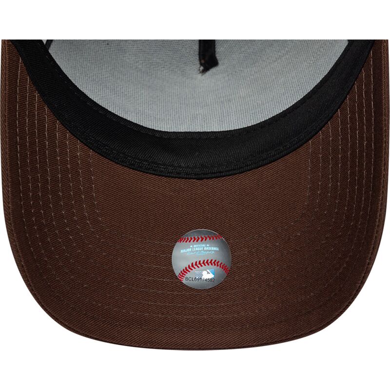 kepure-islenkta-ruda-snapback-9forty-e-frame-team-outline-los-angeles-dodgers-mlb-new-era
