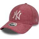 kepure-islenkta-rozine-reguliuojamas-9forty-m-crown-chunky-cord-new-york-yankees-mlb-new-era