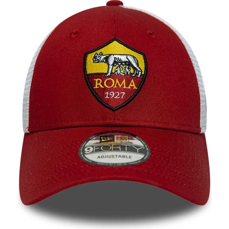kepure-islenkta-raudona-reguliuojamas-9forty-league-associazione-sportiva-roma-serie-a-new-era
