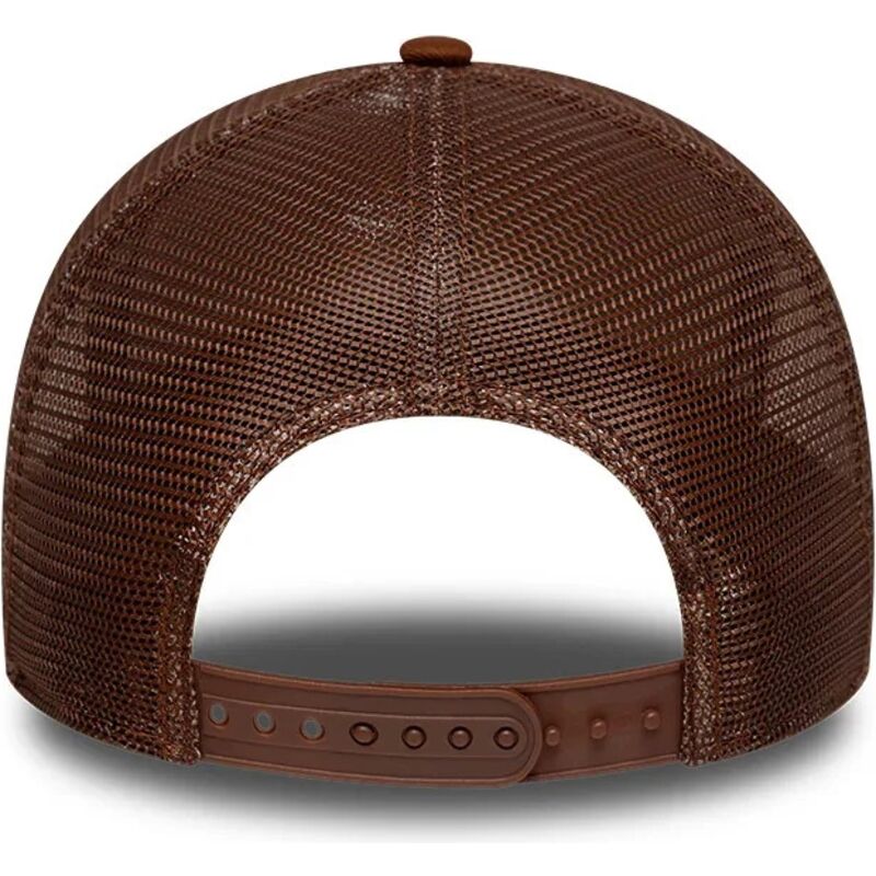 kepure-islenkta-ruda-snapback-e-frame-outline-new-york-yankees-mlb-new-era