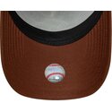 kepure-islenkta-ruda-snapback-e-frame-outline-new-york-yankees-mlb-new-era