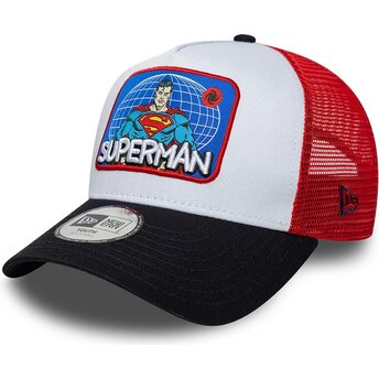 Kepurė išlenkta įvairiaspalvis snapback vaikams A Frame Patch Superman DC Comics New Era
