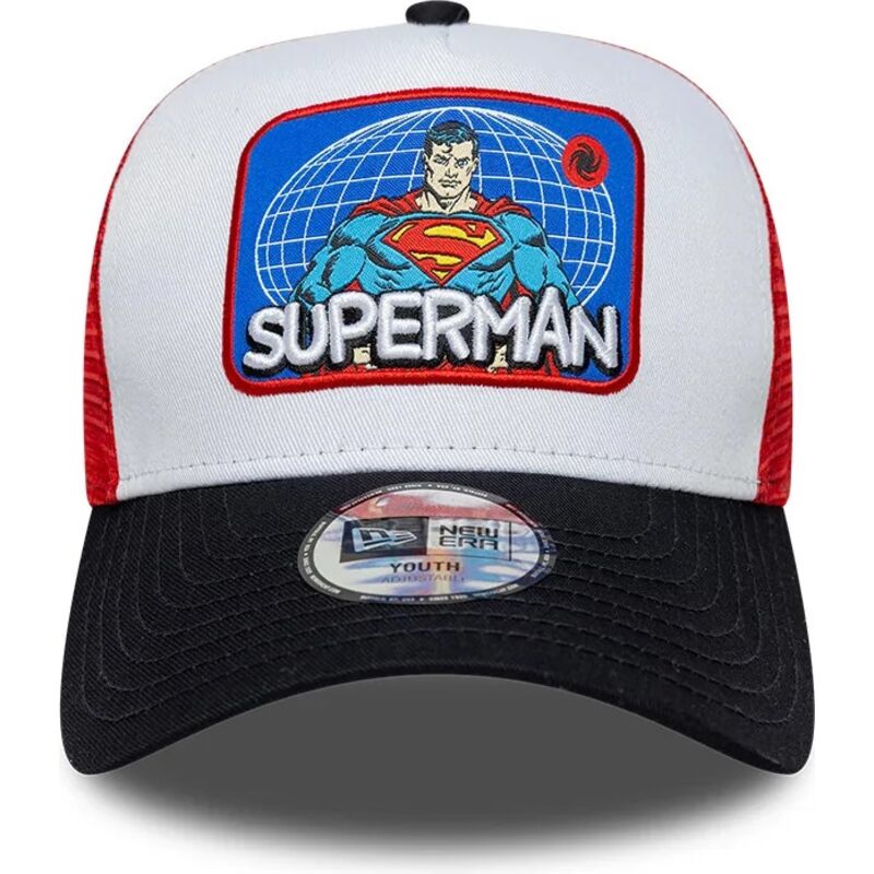 kepure-islenkta-ivairiaspalvis-snapback-vaikams-a-frame-patch-superman-dc-comics-new-era