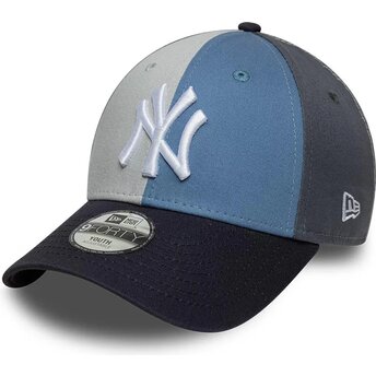 Kepurė išlenkta įvairiaspalvis reguliuojamas vaikams 9FORTY Colourblock New York Yankees MLB New Era