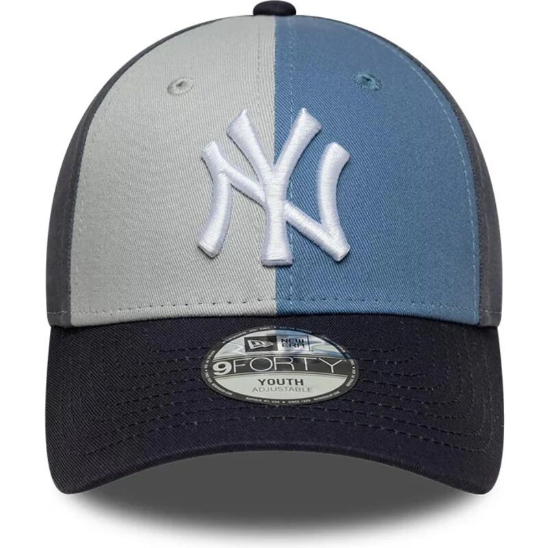 kepure-islenkta-ivairiaspalvis-reguliuojamas-vaikams-9forty-colourblock-new-york-yankees-mlb-new-era