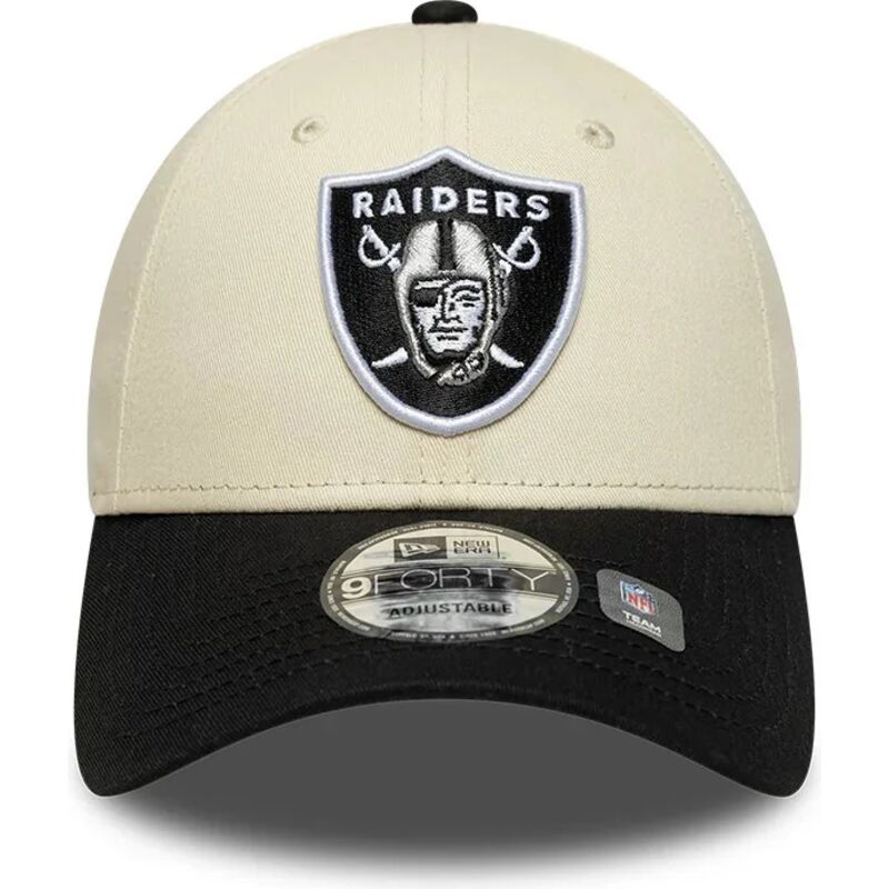 kepure-islenkta-smelio-reguliuojamas-9forty-colour-block-las-vegas-raiders-nfl-new-era