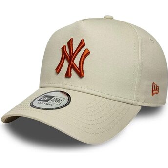 Kepurė išlenkta smėlio snapback E Frame League Essential New York Yankees MLB New Era
