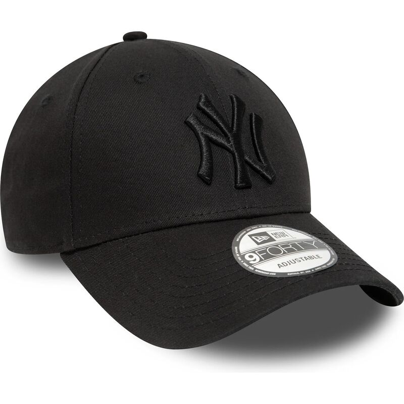 kepure-islenkta-juoda-reguliuojamas-9forty-league-essential-new-york-yankees-mlb-new-era