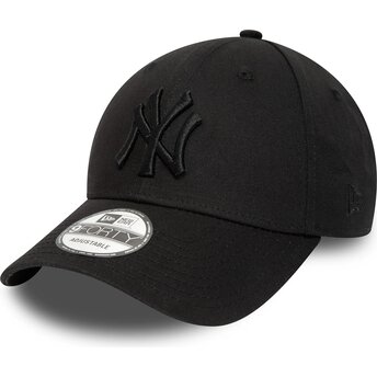 Kepurė išlenkta juoda reguliuojamas 9FORTY League Essential New York Yankees MLB New Era