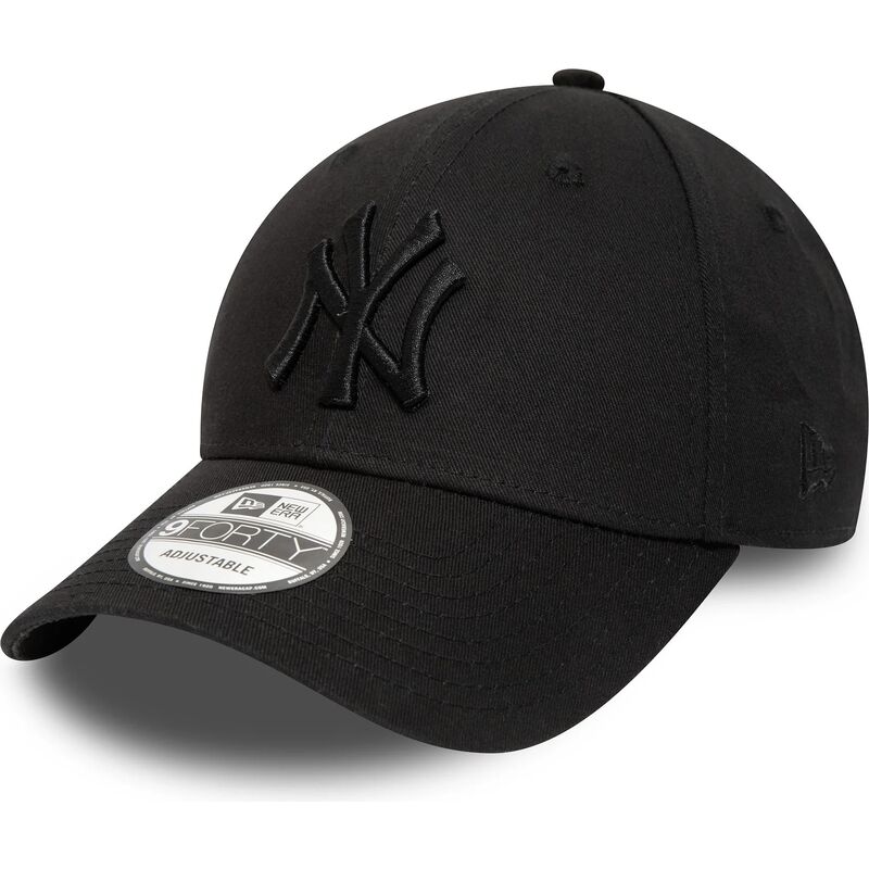kepure-islenkta-juoda-reguliuojamas-9forty-league-essential-new-york-yankees-mlb-new-era