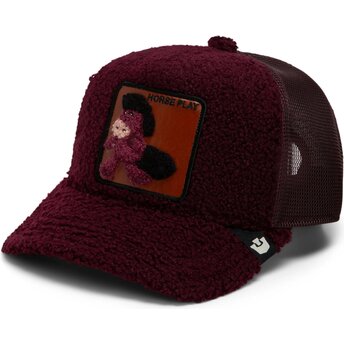 Kepurė išlenkta raudona snapback Horsey Double Stuffed Horse Play The Farm Goorin Bros.