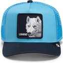 kepure-islenkta-melyna-snapback-vaikams-legend-wolf-original-recipe-the-farm-goorin-bros