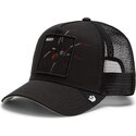 kepure-islenkta-juoda-snapback-over-the-line-spider-out-of-bounds-daddy-the-farm-goorin-bros
