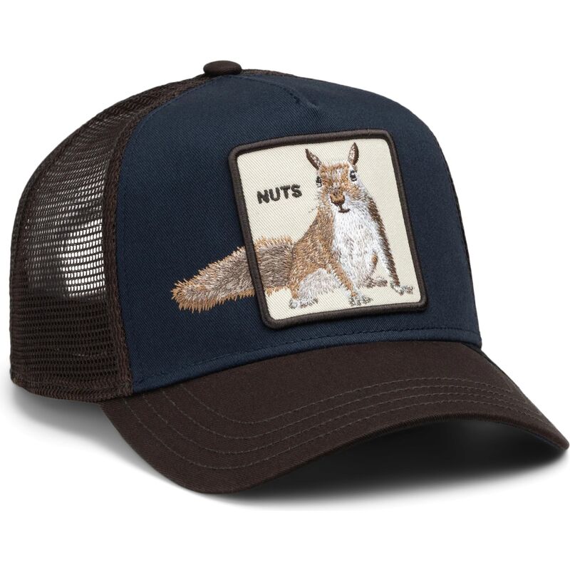 kepure-islenkta-ruda-snapback-over-the-line-squirrel-out-of-bounds-nuts-the-farm-goorin-bros