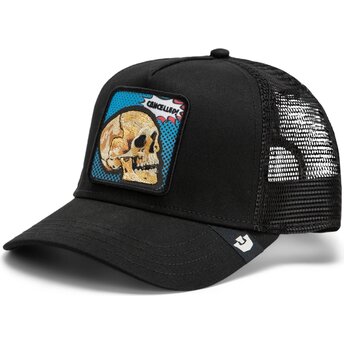 Kepurė išlenkta juoda snapback Cancelled Skull Pop Art Strikes Back The Farm Goorin Bros.