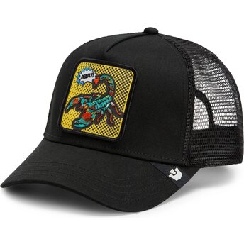 Kepurė išlenkta juoda snapback Deadly Scorpion Pop Art Strikes Back The Farm Goorin Bros.