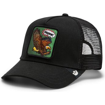 Kepurė išlenkta juoda snapback Freedom Eagle Pop Art Strikes Back The Farm Goorin Bros.
