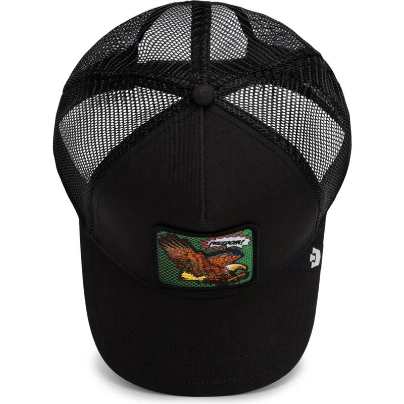 kepure-islenkta-juoda-snapback-freedom-eagle-pop-art-strikes-back-the-farm-goorin-bros