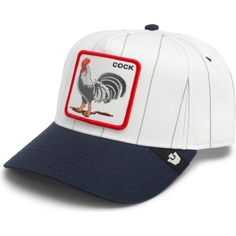kepure-islenkta-pilka-snapback-pinstripe-rooster-cock-playmakers-the-farm-goorin-bros