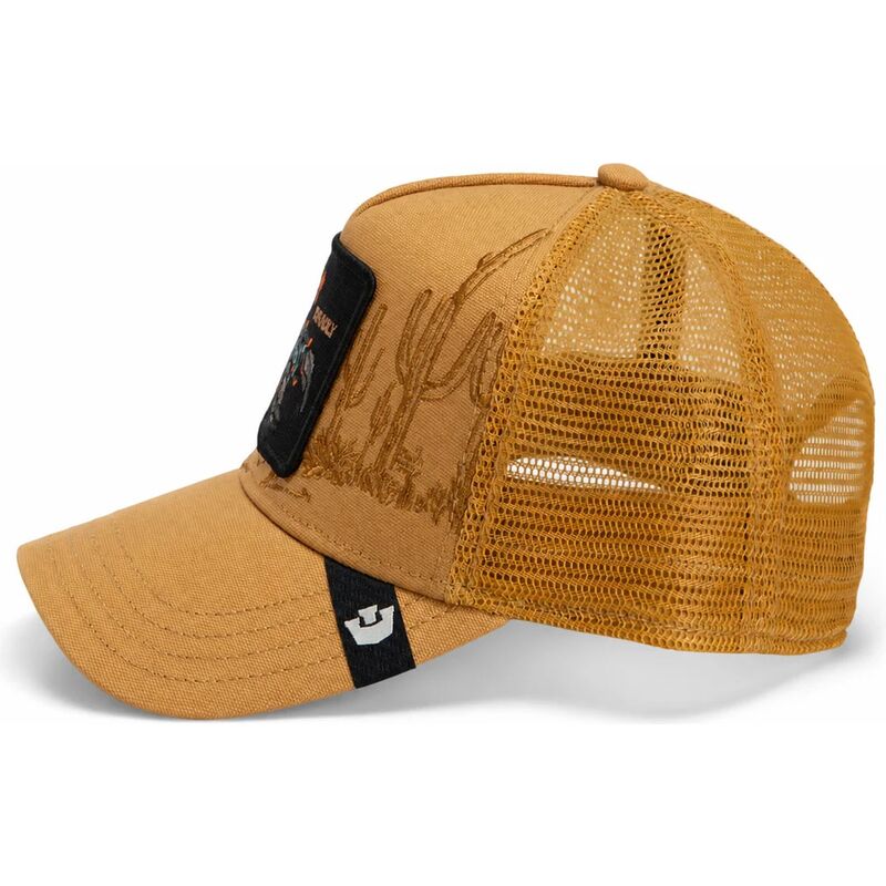 kepure-islenkta-ruda-snapback-scorpion-badlands-deadly-the-farm-goorin-bros