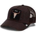 kepure-islenkta-ruda-snapback-skull-badlands-dead-the-farm-goorin-bros