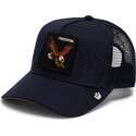 kepure-islenkta-tamsiai-melyna-snapback-eagle-badlands-freedom-the-farm-goorin-bros