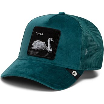 Kepurė išlenkta žalia snapback Velour Lover The Farm Goorin Bros.