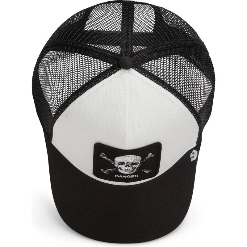 kepure-islenkta-juoda-snapback-danger-skull-and-crossbones-original-recipe-the-farm-goorin-bros