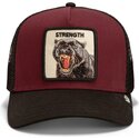 kepure-islenkta-raudona-snapback-strength-panther-original-recipe-the-farm-goorin-bros