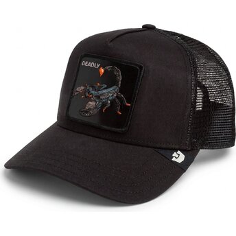 Kepurė išlenkta juoda snapback Deadly Scorpion Original Recipe The Farm Goorin Bros.