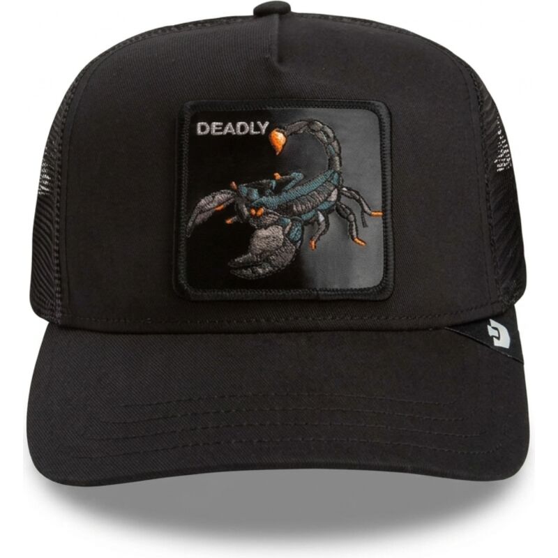 kepure-islenkta-juoda-snapback-deadly-scorpion-original-recipe-the-farm-goorin-bros