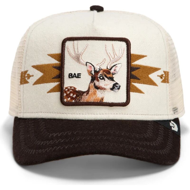 kepure-islenkta-kremine-snapback-canyon-bae-trailblazer-the-farm-goorin-bros