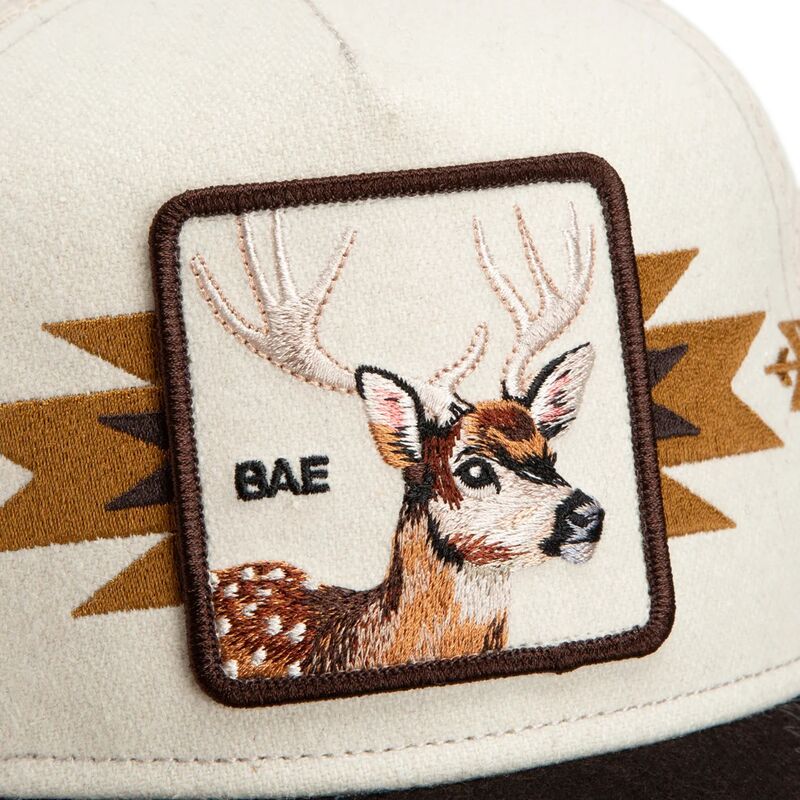 kepure-islenkta-kremine-snapback-canyon-bae-trailblazer-the-farm-goorin-bros