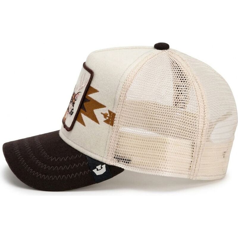 kepure-islenkta-kremine-snapback-canyon-bae-trailblazer-the-farm-goorin-bros